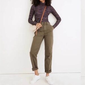 Madewell perfect vintage workwear pants.